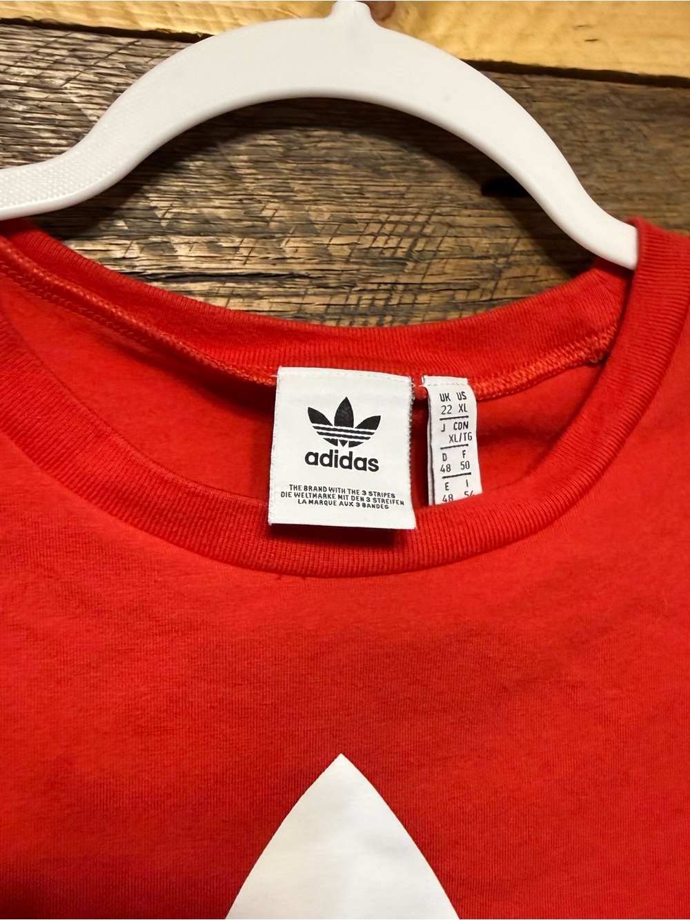 Adidas Originals Trefoil Womens XL Activewear Red Long Sleeve Bodysuit - Picture 4 of 6